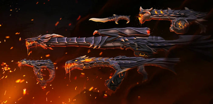 The Elderflame Collection: Valorant's Dragon-Forged Weapon Line